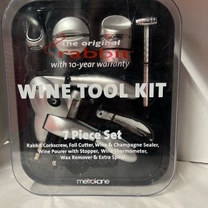 NIB Metrokane Rabbit Wine
Tool Kit 6 Pieces
